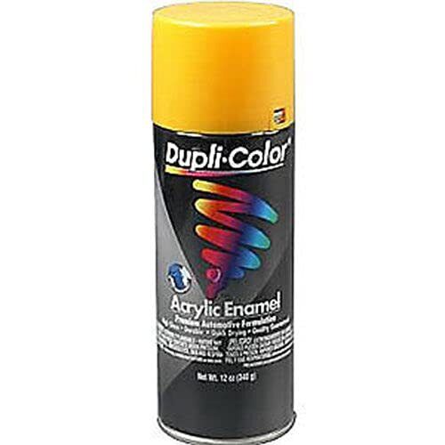 Dupli-Color Premium Enamel School Bus Yellow 12 Oz. Aerosol - Lot of 6