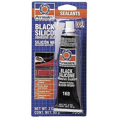 Permatex Black Silicone Adhesive Sealant (81158) (1)