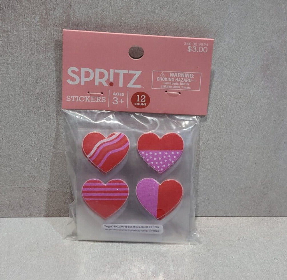 Spritz Heart Sticker/ Craft Bundle