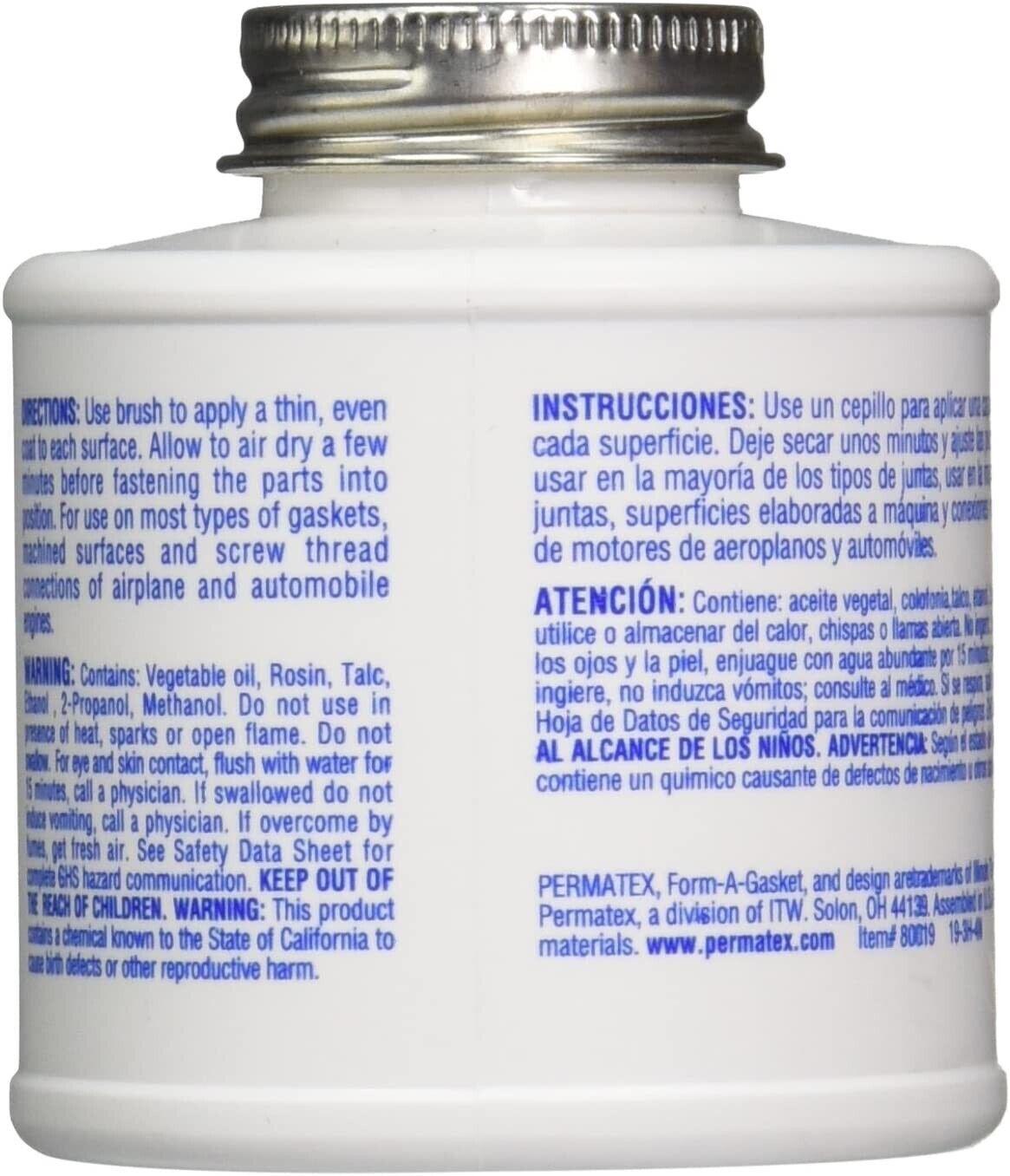 Permatex 80019 Aviation Form-A-Gasket 4oz