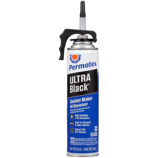 Permatex 85080-6PK Ultra Black Maximum Oil Resistance RTV Silicone Gasket Maker