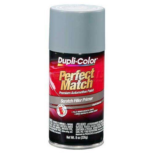 Dupli-Color Exact-Match Scratch Filler Primer Gray 8 Oz. Aerosol - Lot of 6