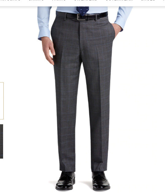 Traveler Collection Tailored Fit Windowpane Suit  #3RY3