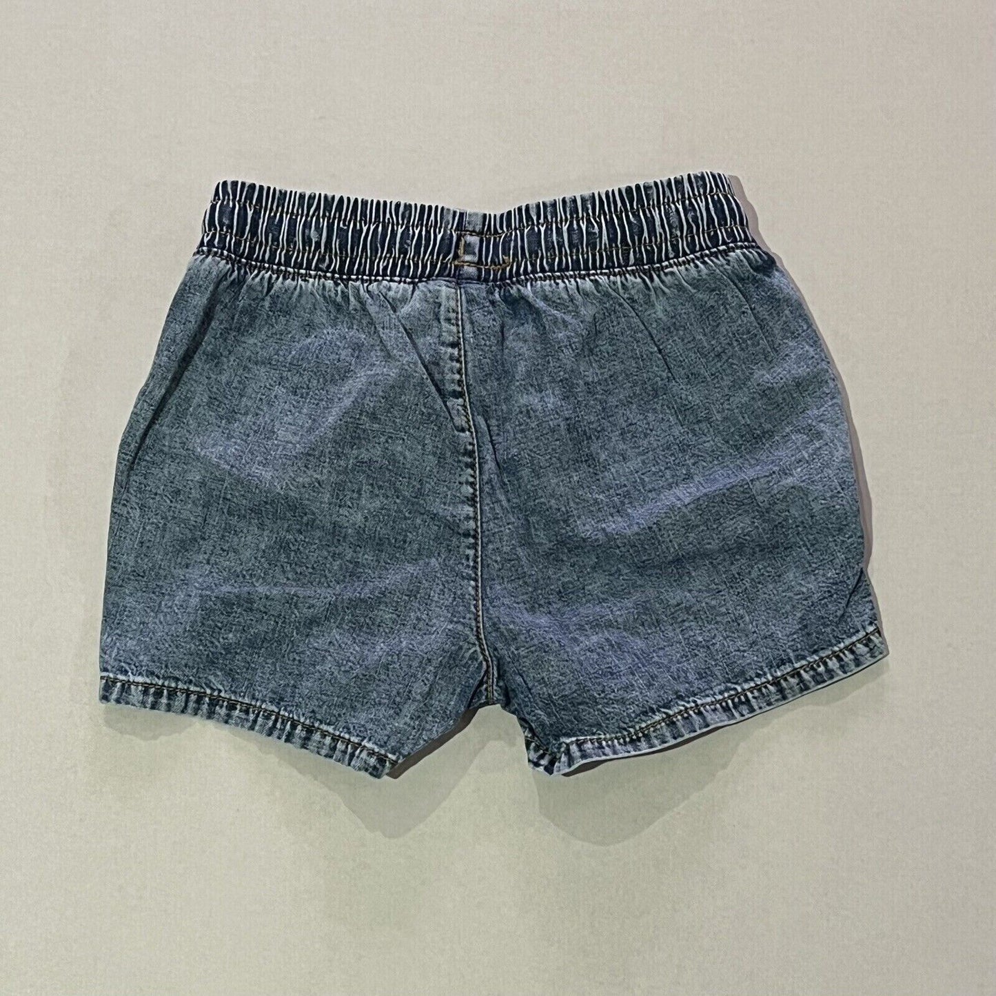 Cat & Jack Girls Medium Blue Pull-On Jean Shorts(M(7/8)