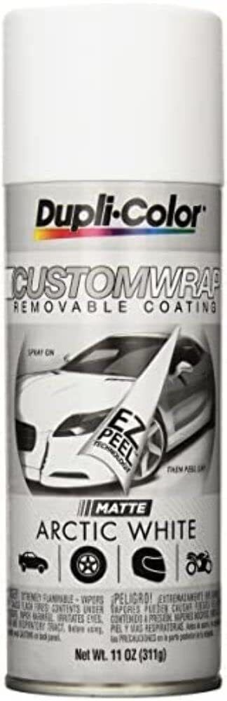 Dupli-Color CWRC798 Matte Arctic White Custom Wrap Camouflage 11 oz. Aerosol (2