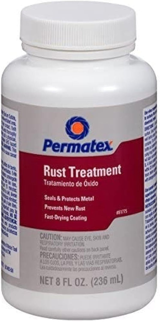 Permatex Extend Rust Treatment Can Be Used W/Body Fillers & Fiberglass 8 Oz. Bo