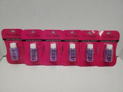 6--Portables,Essence of Beauty Liquid Eye Make-Up Remover, 6 - 1.0 oz Bottles