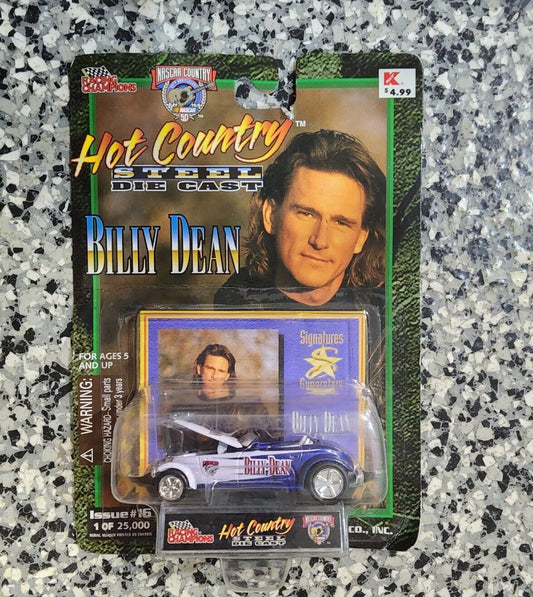 Racing Champions Hot Country #16 Billy Dean Car Blue