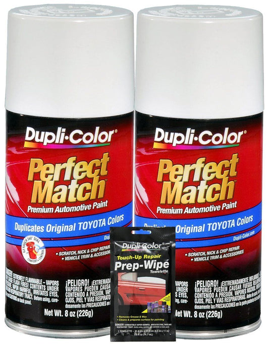 Dupli-Color Super White II Exact-Match Automotive Paint For Toyota Vehicles (8