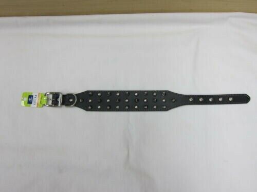 Brand New Top Paw Spike and Stud Leather Dog Collar  Medium 14-18" Inches