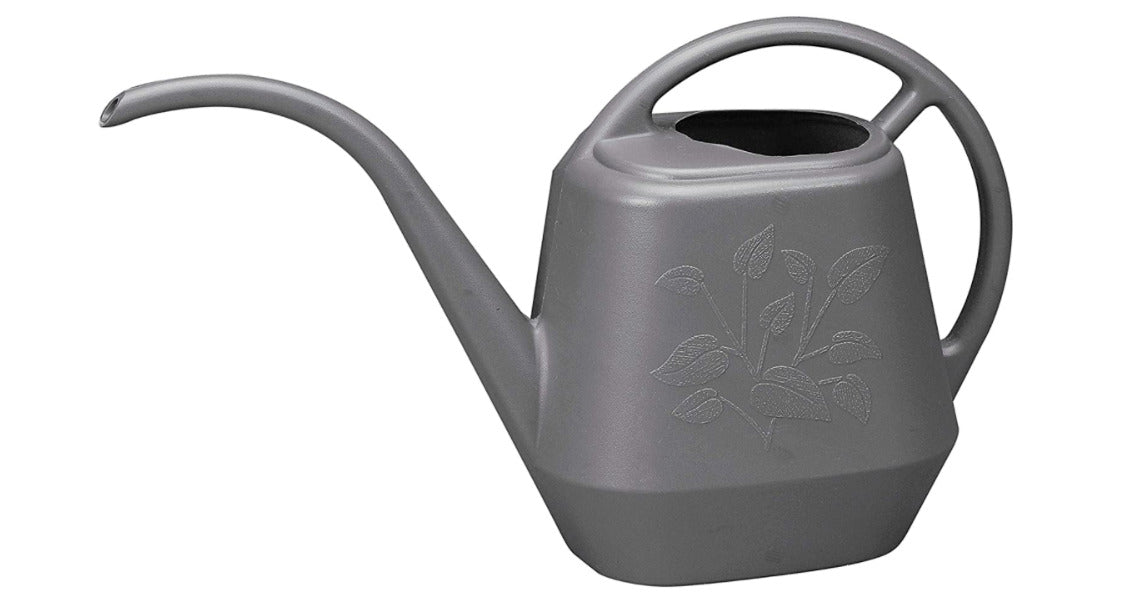 Bloem AW21-908 Watering Can Aqua Rite 1/2 Gal. (56 oz), Charcoal Gray