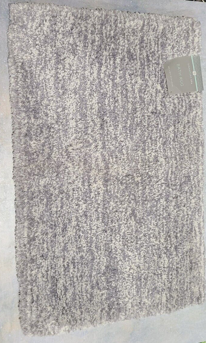 Signature Spa Grove Grey Bath Rug 20in. x 32 in.