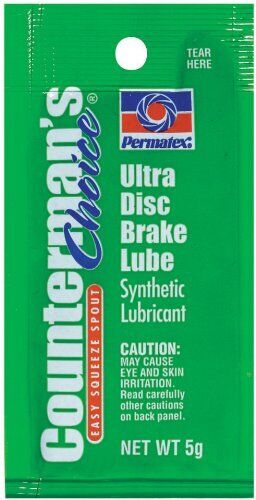 Permatex 09977-480pk Counterman's Choice Ultra Disc Brake Caliper Lube, 5 g (Pa