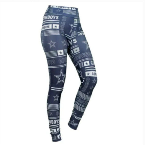NFL Women's Team Column Legging, Dallas Cowboys, Large