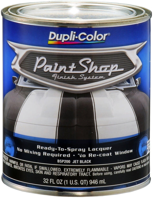 Doaaler(TM Dupli-Color Paint BSP200 Shop Finish System Base Coat Jet Black 32 o