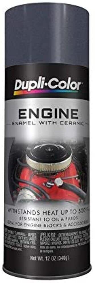 Dupli-Color Engine Enamel With Ceramic Cast Coat Iron 12 Oz. Aerosol - Lot of 6