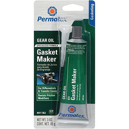 Permatex 81182 Gear Oil RTV Gasket Maker, 3 oz.