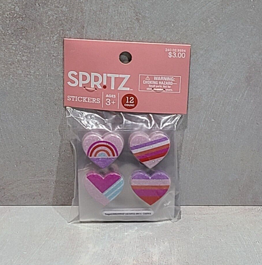 Spritz Heart Sticker/ Craft Bundle