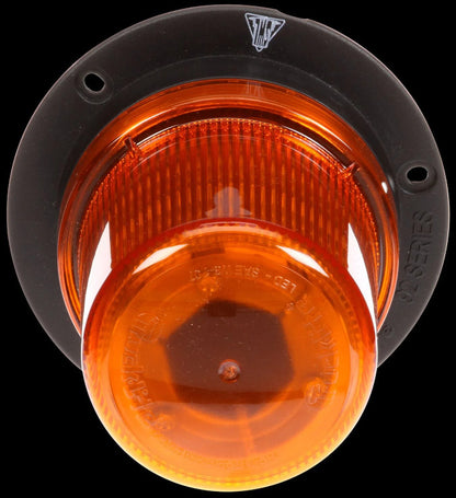 Truck Lite 92565Y Beacon Light   Led, Medium Profile Beacon, Yellow Lens,