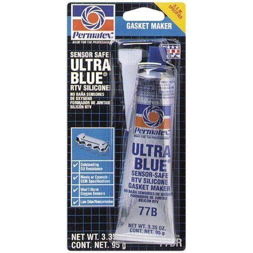 Permatex 12 Pack 81724 Ultra Blue Multipurpose RTV Silicone Gasket Maker - 3.35