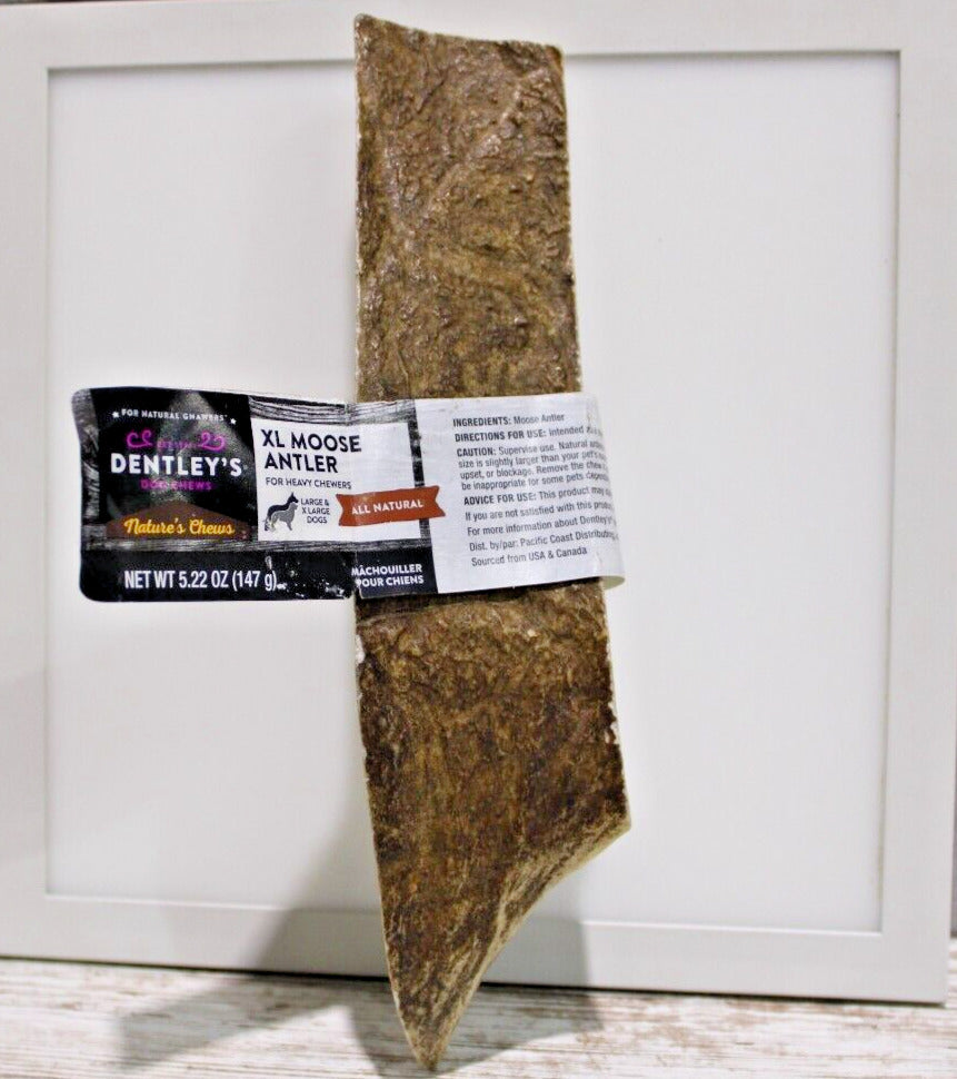 Dentley's Nature's Chews -XLarge Moose Antler Dog Chew