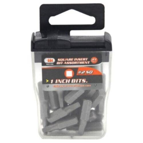 27 PC Square Assortment Insert Power Bit Set-1 Inch Life-Time Warranty W Case