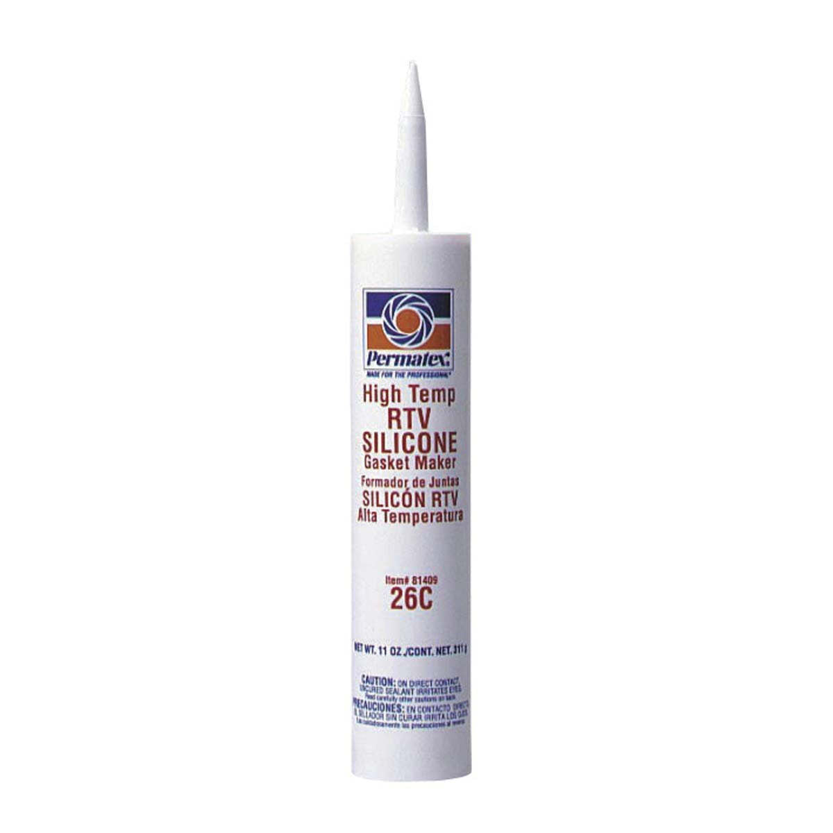 Permatex 230-81409#26 High-Temp Rtv Silicone Gasket Maker 11 Oz