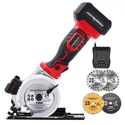 20v 41/2 Inch Cordless Mini Circular Saw Includes 4.0ah Battery And Charger 4 Sa