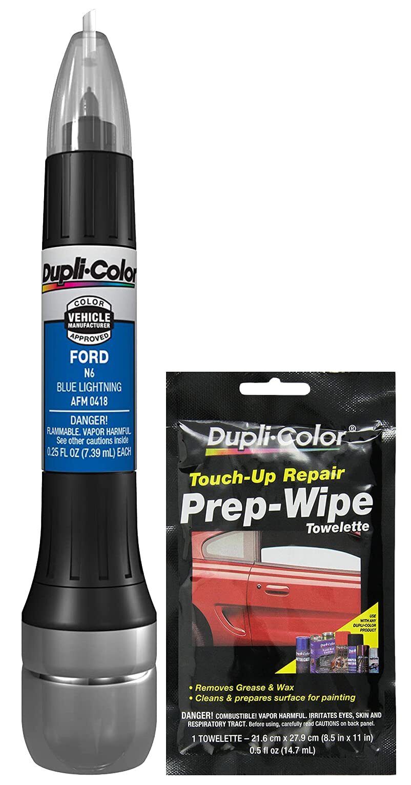 Dupli-Color AFM0418 Blue Lightning Scratch Fix All-in-1 Exact Match Automotive