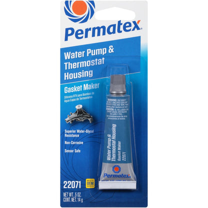 Permatex 22071 Water Pump and Thermostat RTV Silicone Gasket, 0.5 oz.