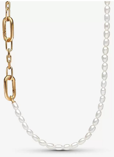 AUTHENTIC Pandora ME Slim Freshwater Cultured Pearl Necklace (362302C01-45)