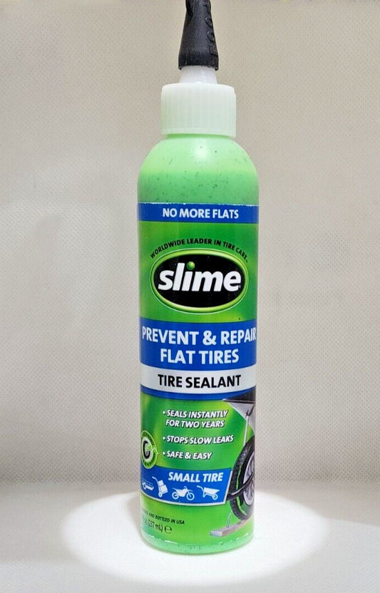 Slime Tire Sealant, Tubeless, Motorcycle, 8 oz., (10007)