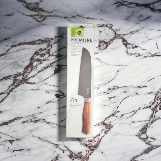 GreenPan Premiere Santoku Knife with Cover, 7"