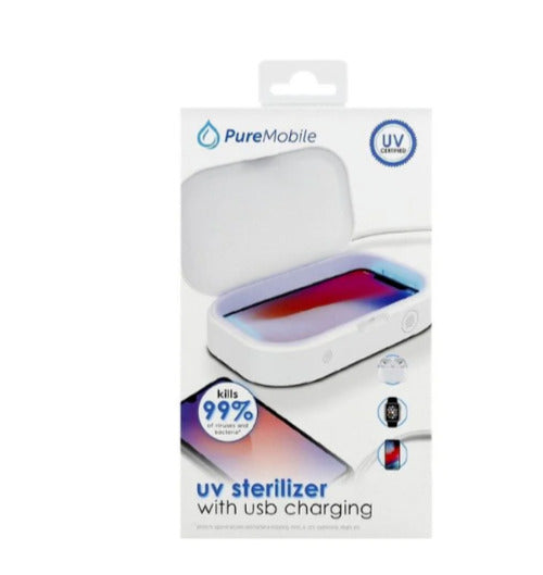 Vivitar Pure Mobile UV Sterilizer With USB Charging (VPUR1014-WHT) - FREE SHIP