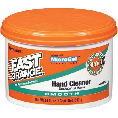 Permatex 33013 Fast Orange Smooth Cream Hand Cleaner, 14 oz.