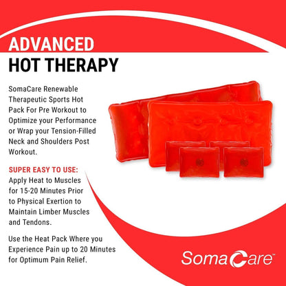 6 pcs Soma Care 6-Piece Sport Pack Circulation Boosting Heat Therapy