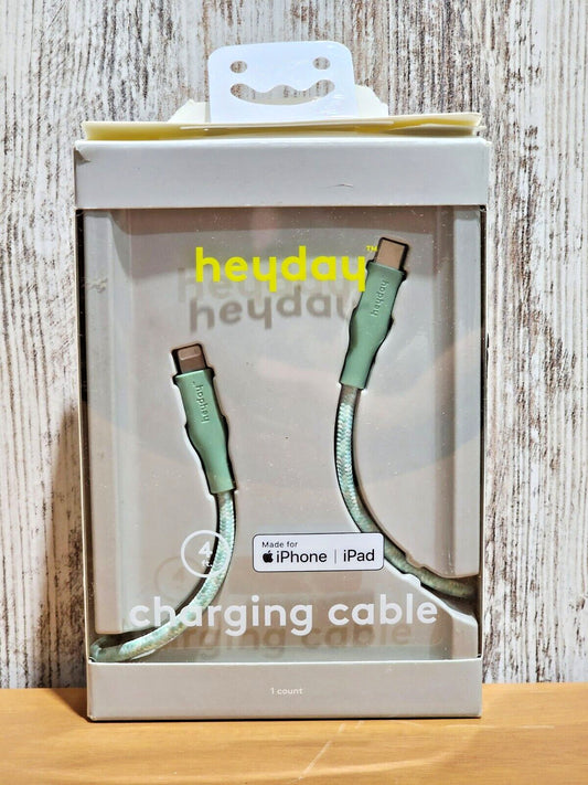 Heyday 4' Apple cable-Green