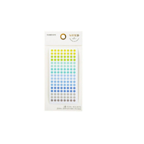 Post-it Planner Dot Stickers - Green/Blue