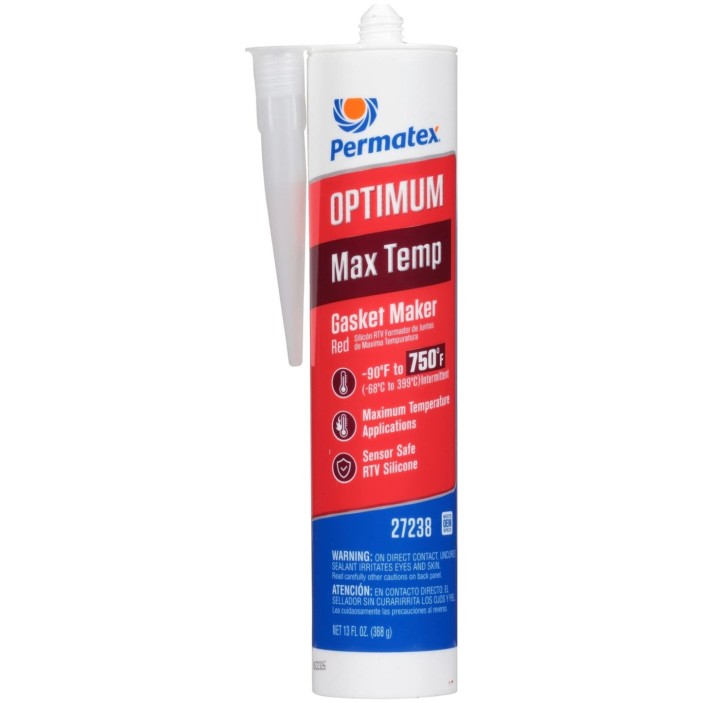 Permatex Optimum Red High Temperature Gasket Maker 13 oz