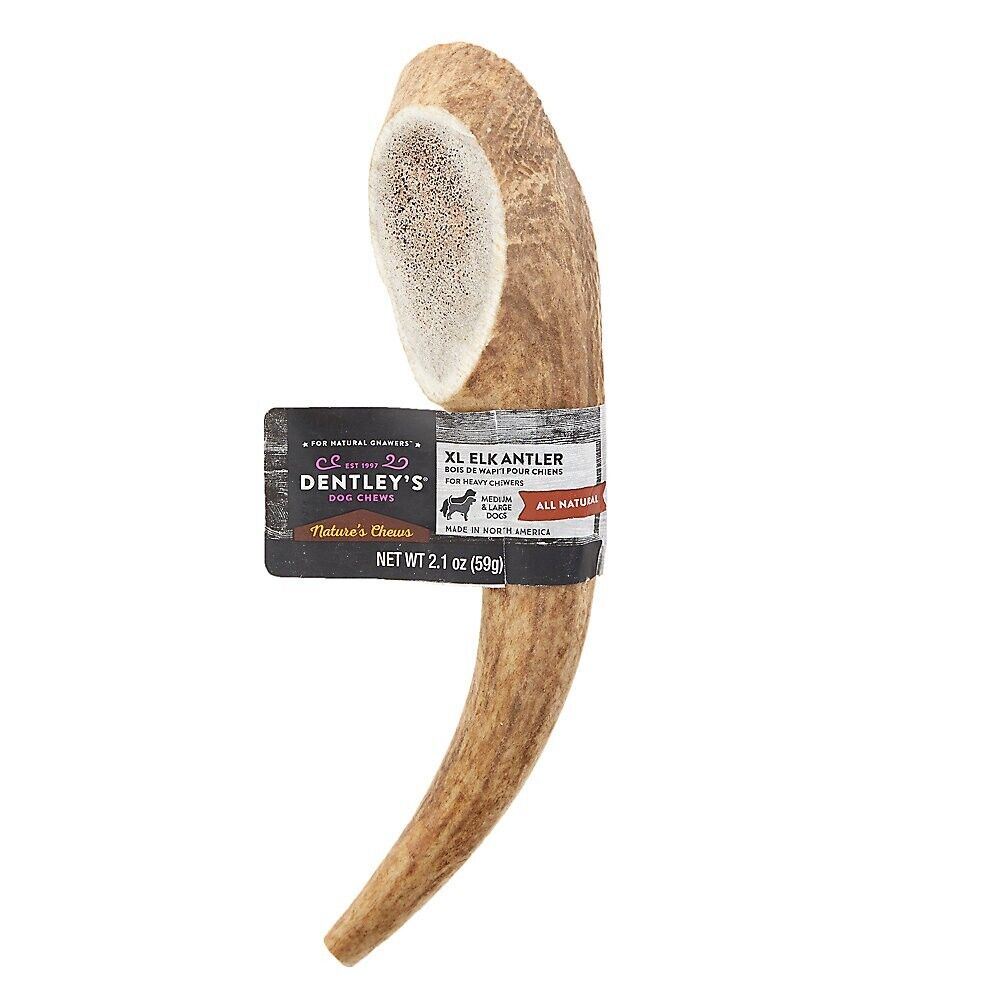 Dentley's Nature's Chews XL Elk Antler Dog Chew