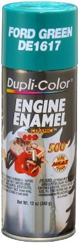 Dupli-Color DE1617 Ceramic Ford Green Engine Paint - 12 oz. Color: Ford Green,