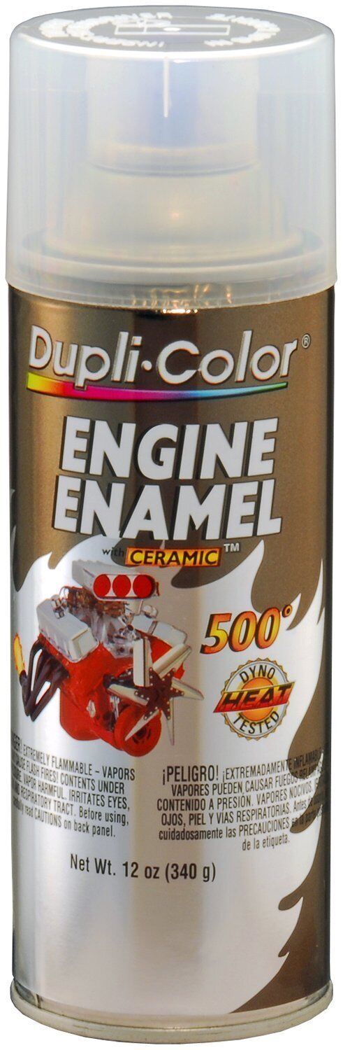 Dupli-Color DE1636 Clear Top Coat Engine Enamel with Ceramic 12 oz. Aerosol (6