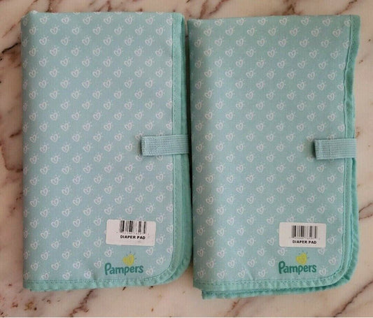 Set of 2 New Pampers Swaddlers Portable Changing Pad, foldable
