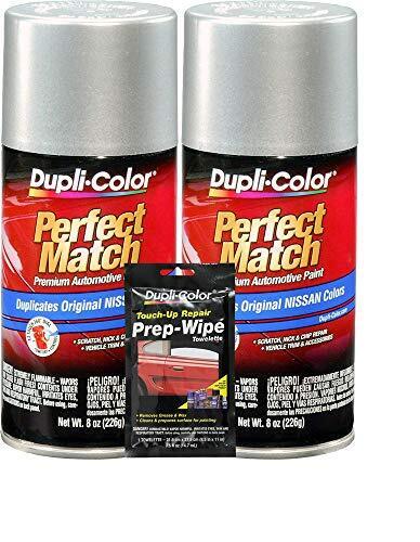 Dupli-Color Alabaster Silver (M) Exact-Match Automotive Paint - 8 oz, Bundles P