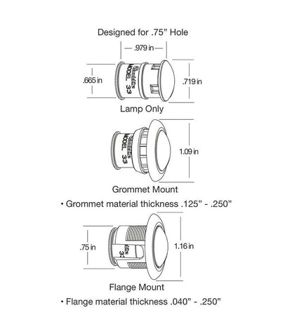 TRUCK-LITE 33275Y Side Marker Lights