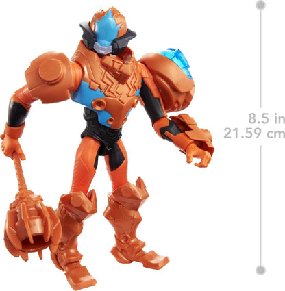 He-Man and the Masters of the Universe Man-at-Arms Large Figure with Accessory Inspired by MOTU Netflix Animated Series, 8.5-in Collectible Toy for Kids Ages 4 Years & Older
