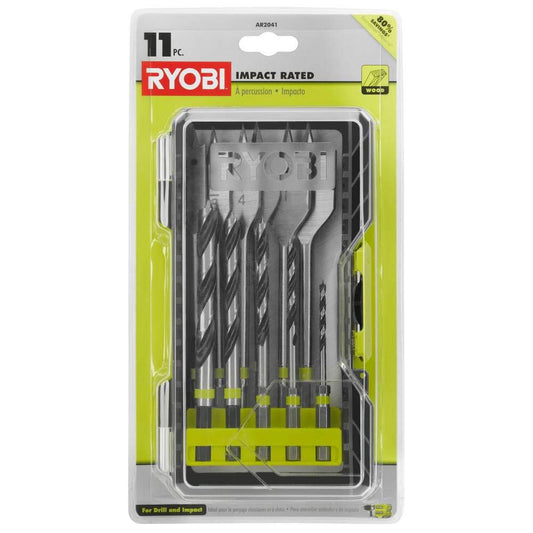 Ryobi AR2041 Wood Drilling Set (11-Piece)