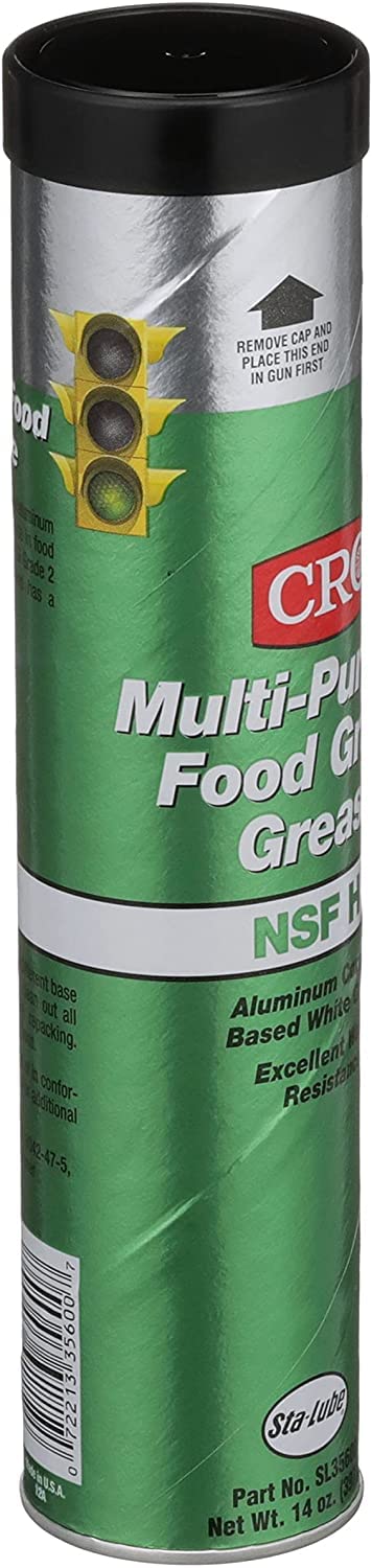 Sta-Lube Multi-Purpose Food Grade Grease SL35600 – 14 Wt Oz., NLGI Grade 2 Aluminum Complex Grease