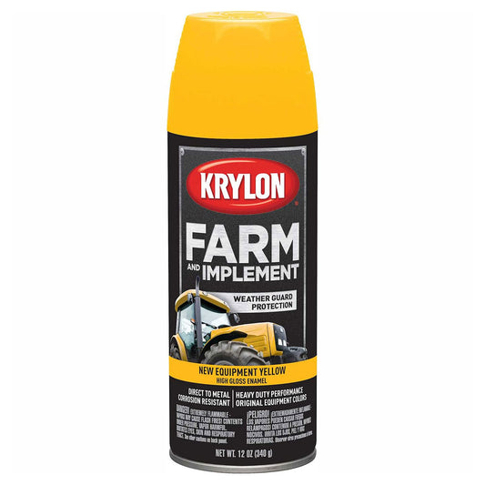 Krylon Farm And Implement Paint New Cat Yellow - Lot of 6