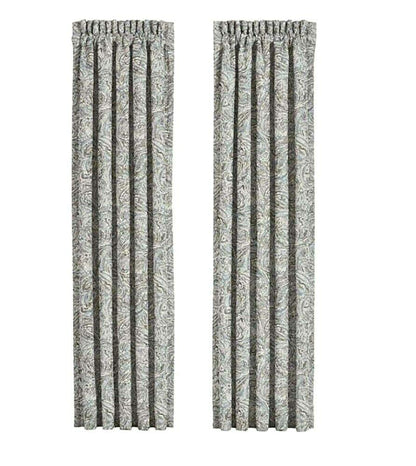 J. Queen New York Giovani 84-Inch Rod Pocket Window Curtain Panel Pair in Spa